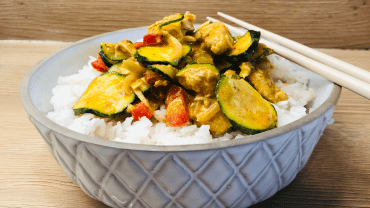 Curry de poulet aux légumes