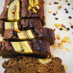 Banana bread à la farine de coco sans gluten ni lactose moelleux au beurre de cacahuète