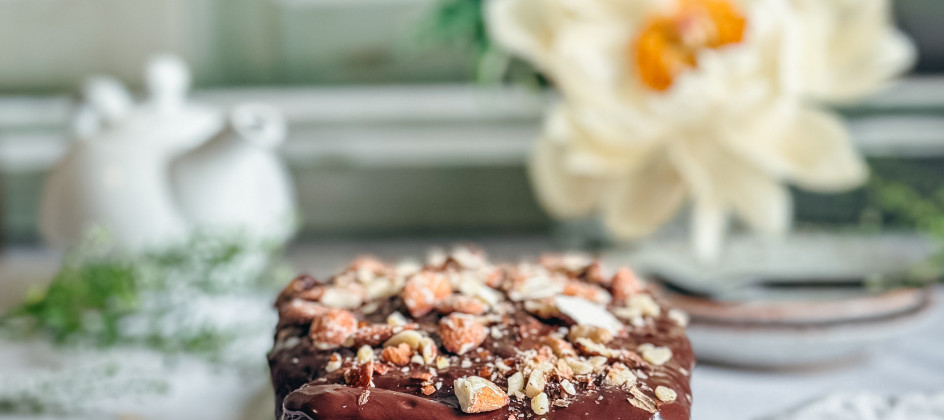 Ceci est une photographie de Gâteau chocolat amande sans gluten