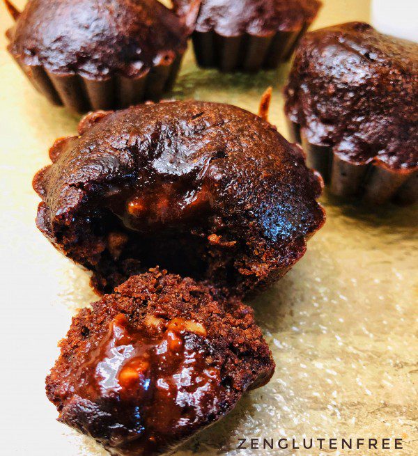 Ceci est une photographie de muffins fondants sans gluten ni lactose-zenglutenfree