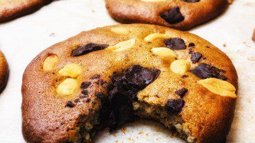 cookies moelleux chocolat cacahuètes sans gluten et sans lactose