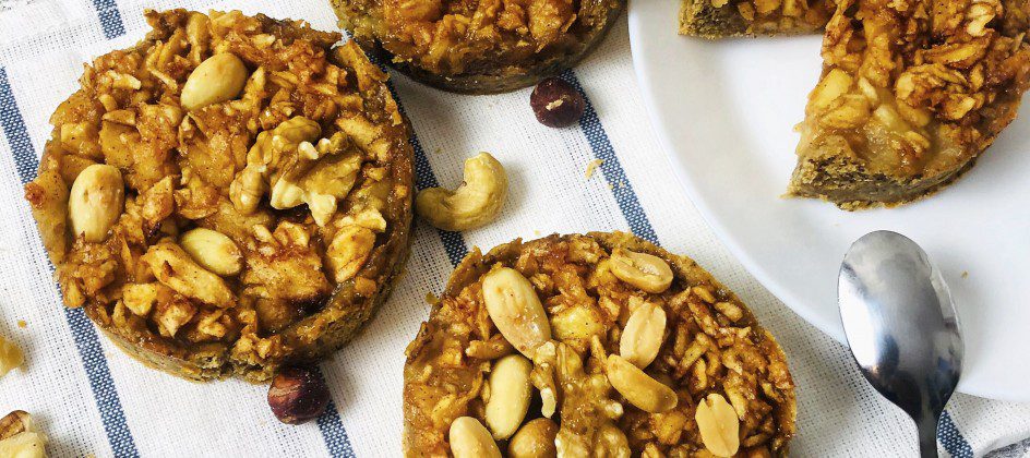 Ceci est une photo de Tartelettes aux pommes vegan sans gluten