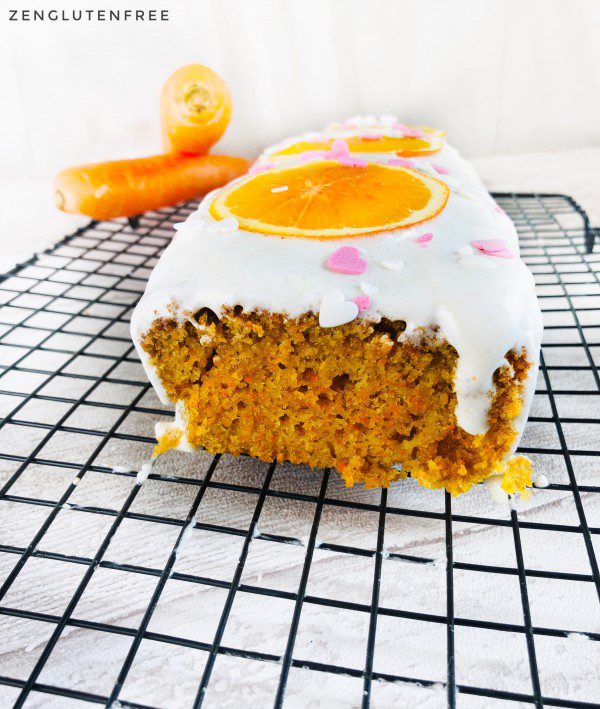 Carrot cake sans gluten et sans lactose Zenglutenfree.fr
