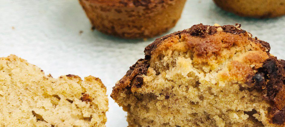 Ceci est une photographie de Muffins cœur chocolat sans gluten