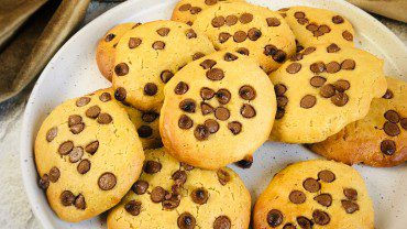 Ceci est une photographie de cookies moelleux sans œufs sans gluten sans lactose-zenglutenfree