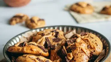 Ceci est une photographie de Cookies moelleux vegan sans gluten