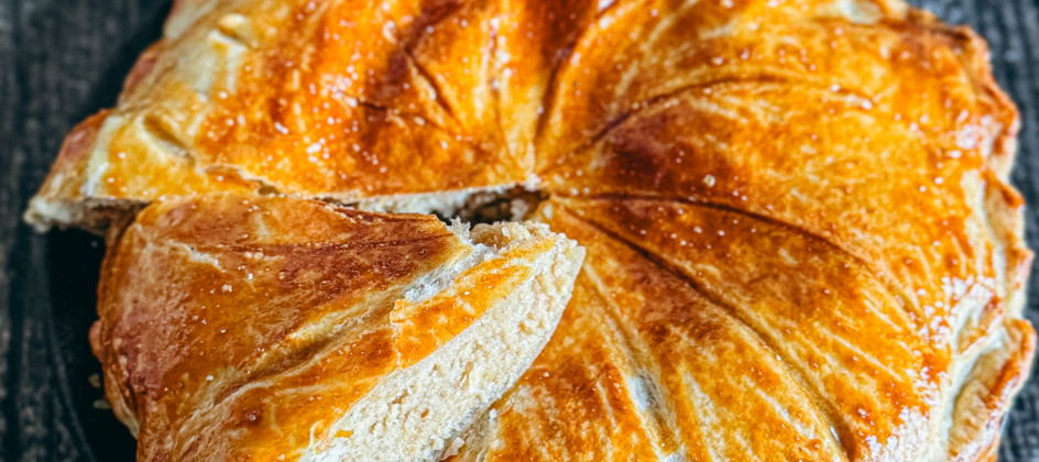 Ceci est une photographie de galette des rois sans gluten-zenglutenfree