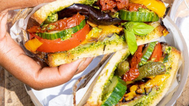 Ceci est une photographie sandwiches aux légumes grillés sans gluten-zenglutenfree