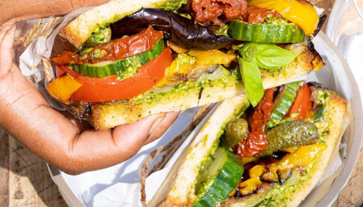 Ceci est une photographie sandwiches aux légumes grillés sans gluten-zenglutenfree