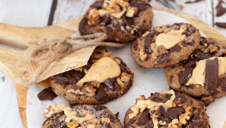 Ceci est une photographie de cookies au sarrasin sans gluten-zenglutenfree