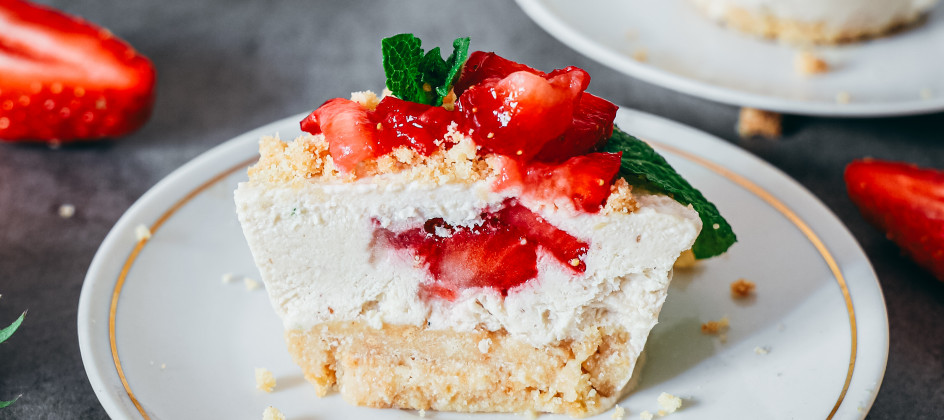 Ceci est une photographie de Cheesecake végétal cru sans gluten