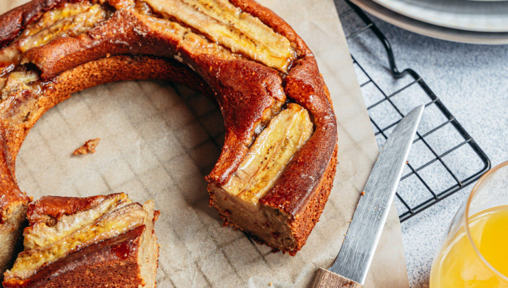 Ceci est une photographie de banana bread sans gluten (gateau à la banane)-zenglutenfree