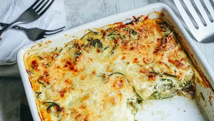 Ceci est une photographie de gratin de courgettes- zenglutenfree