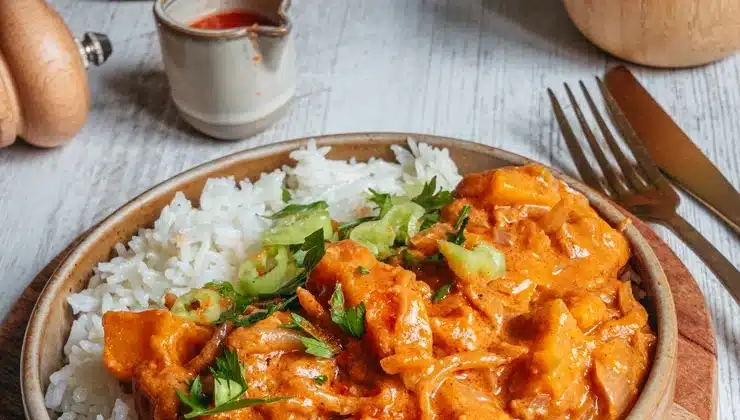 Ceci est une photographie de Mafé de courge végétarienzenglutenfree