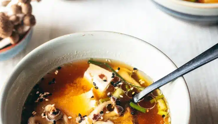 Ceci est une photographie de soupe miso express sans gluten-zenglutenfree