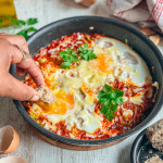 Voici une photo de recette de Chakchouka de poireaux