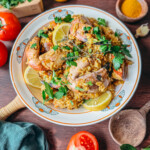 Matoutou de crabe sans gluten, plat traditionnel antillais au riz et colombo.